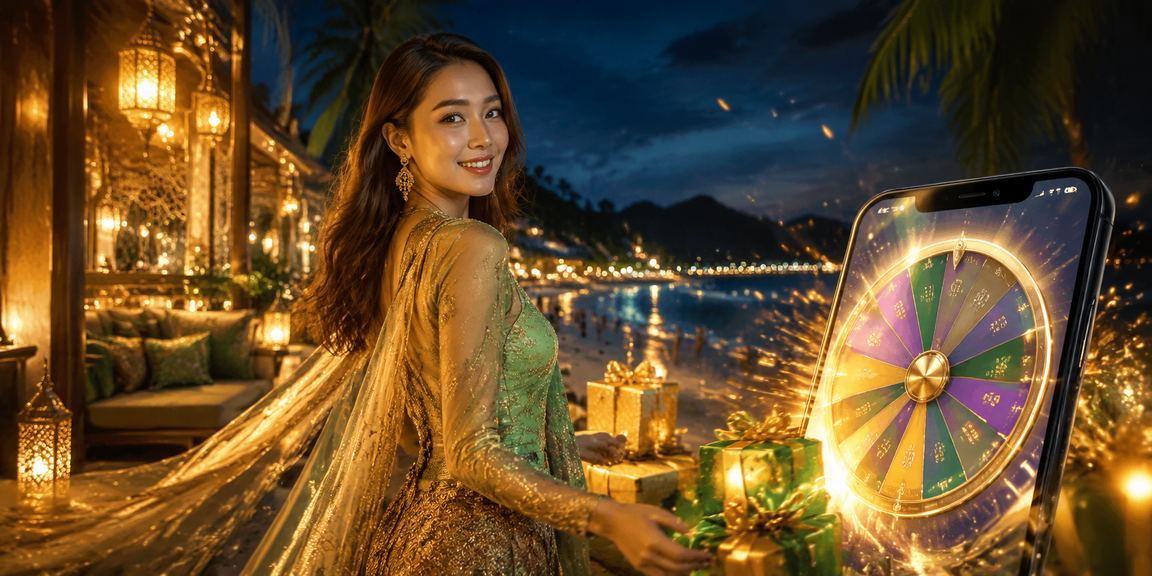 Suasana hiburan perayaan HariRaya di Langkawi dengan gaya pertaruhan moden luckypot