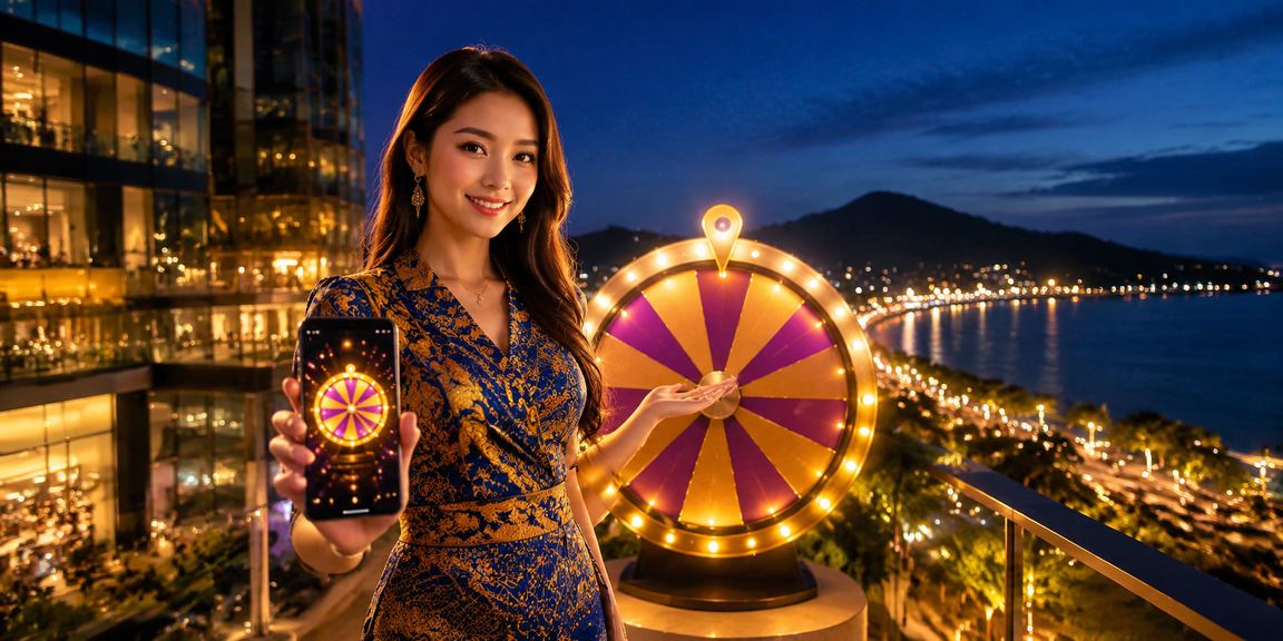 Meja roulette kasino dalam talian luckypot dengan suasana batik Malaysia yang unik